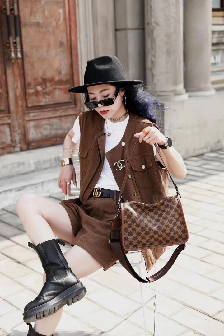 【醉牛】休闲新款豌豆包时尚洋气女款包包爆款斜挎包大容量腋下包女