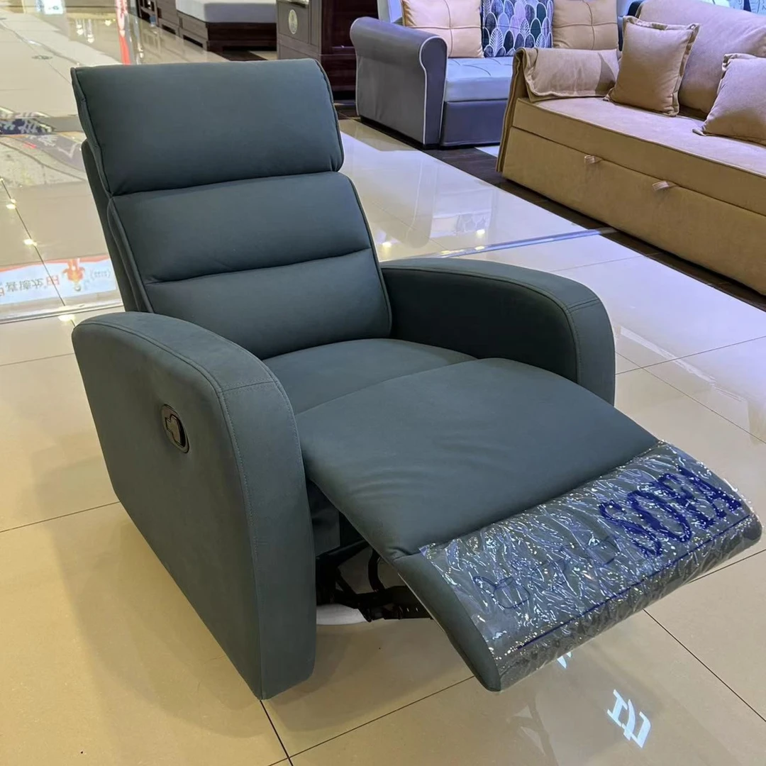 沙发单人休闲椅简约客厅轻奢头等舱太空舱单人椅极简皮艺老虎椅