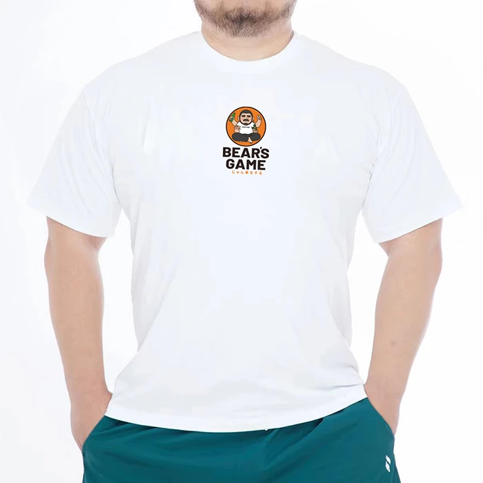 新品T恤原创棉质大码可爱熊熊猜拳拳力的游戏搞怪打底