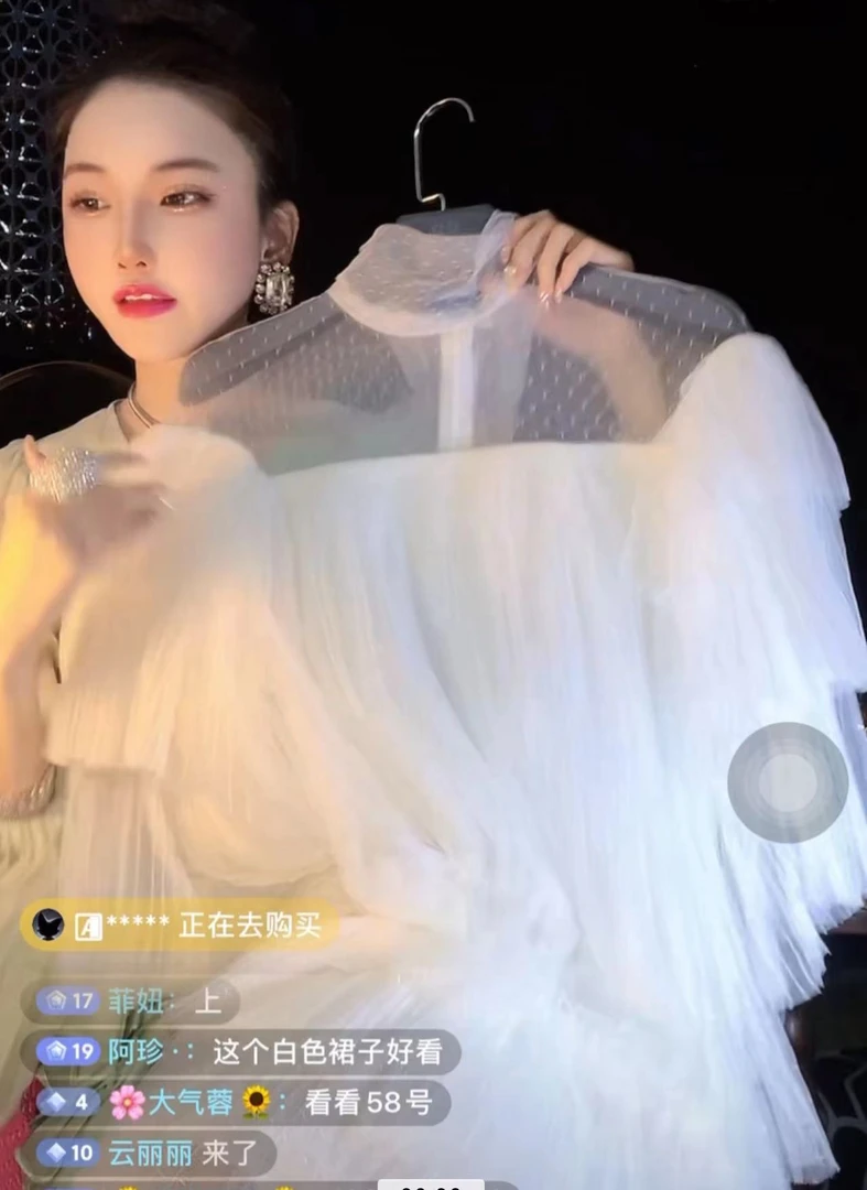 【贵妇/啊哇好看】新款高腰蓬蓬蝴蝶结蛋糕裙蕾丝连衣裙