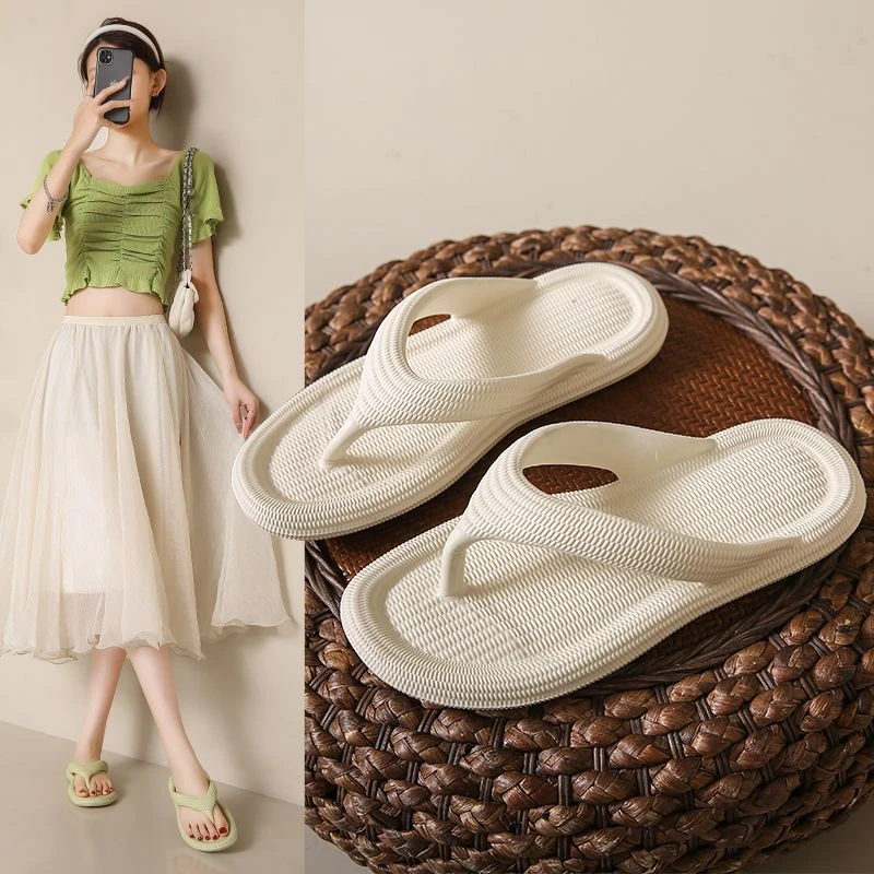 人字拖女夏季简约外穿新款踩屎感eva防滑夹脚拖鞋女士沙滩凉拖潮