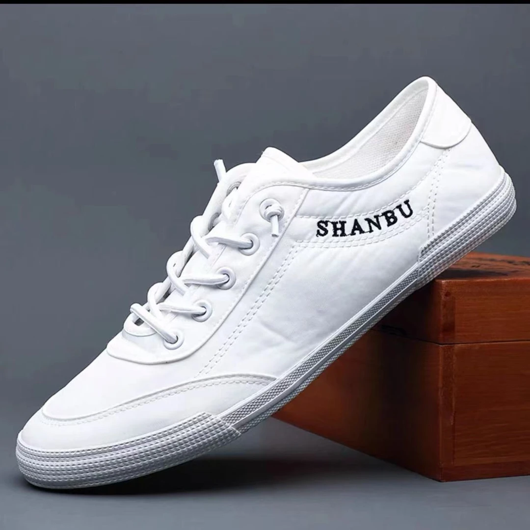 秋季新款时尚潮男鞋韩版百搭休闲帆布鞋低帮软底舒适懒人透气布鞋