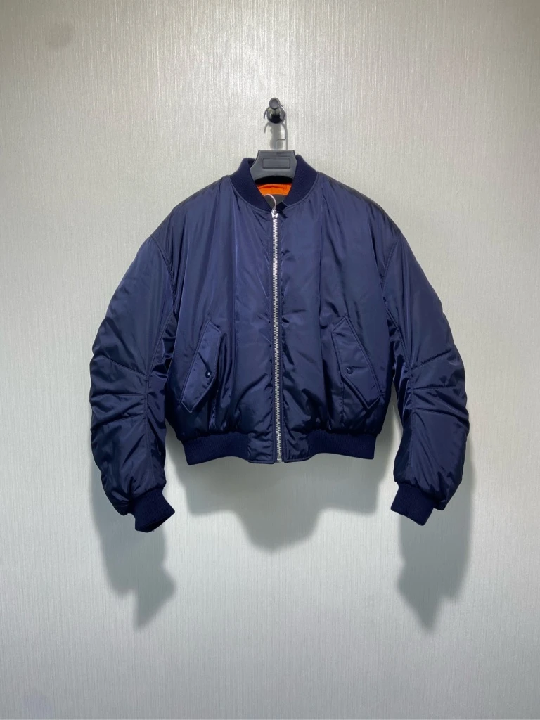 Prada 普拉达 再生尼龙飞行员夹克外套 L码/全新带吊/JM6039