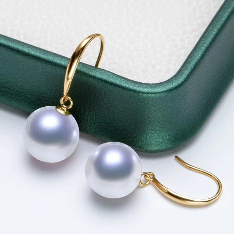 梵卡陌 925银耳饰 【7711】14-15MM 经典强光百搭 素款耳钩