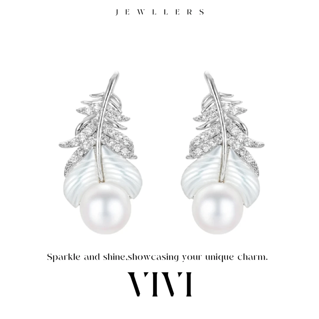 铜合金合成锆石耳饰 外贸高品耳饰E9264