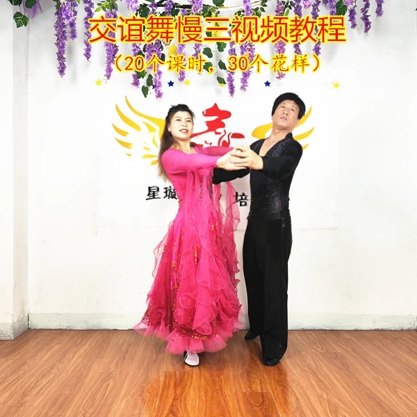 交谊舞慢三视频教程