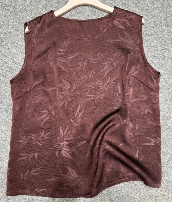 541冠乐皱竹子背心