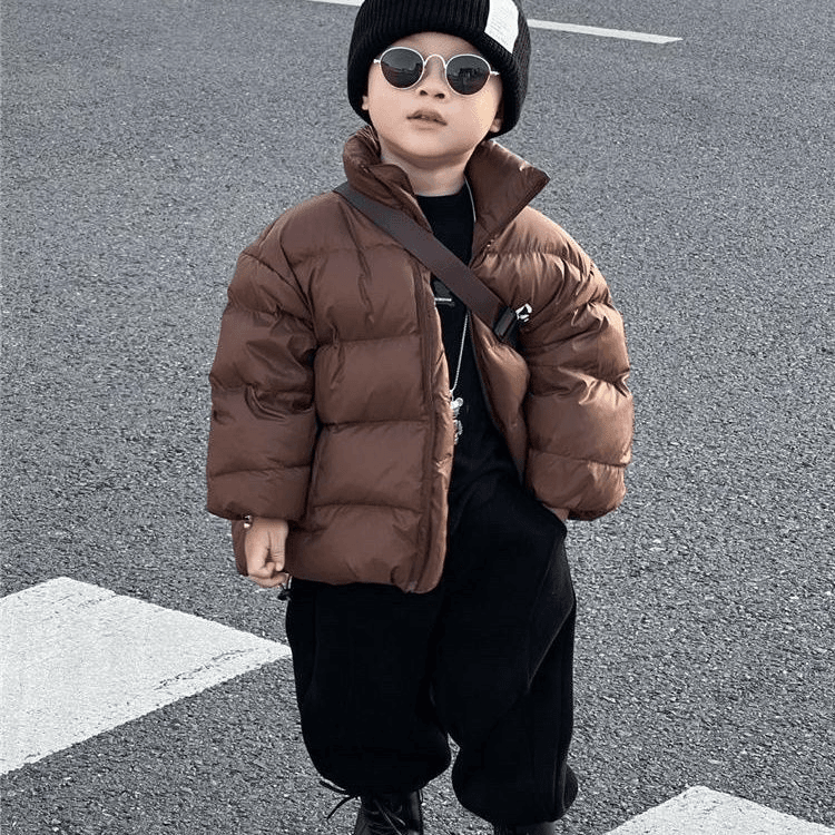 尚品男童棉服冬季新款儿童棉衣冬装洋气百搭宝宝棉袄帅气休闲外套