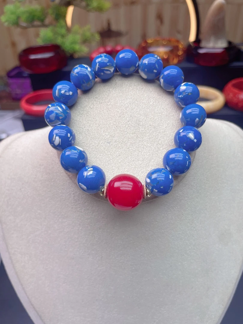 海之蓝色12.5mm PP DIY 手链 A434