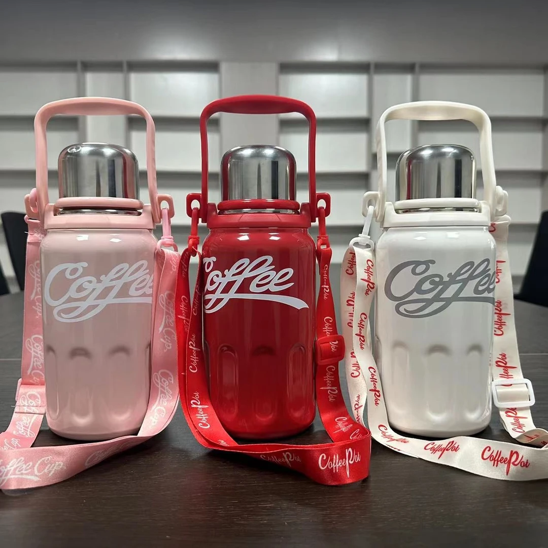 【拍一发二】800毫升大容量保温可乐杯316不锈钢高颜值男女户外便携