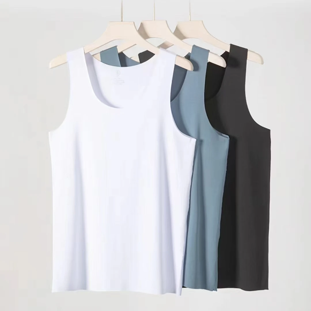 【5001】男士四季款背心细腻柔软垂坠顺滑时尚高弹保暖男士打底背心