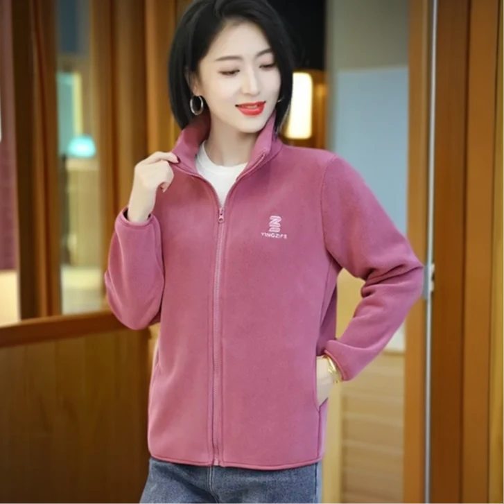 【双面奥粒绒】2025新款时尚立领洋气百搭显瘦休闲妈妈装保暖外套