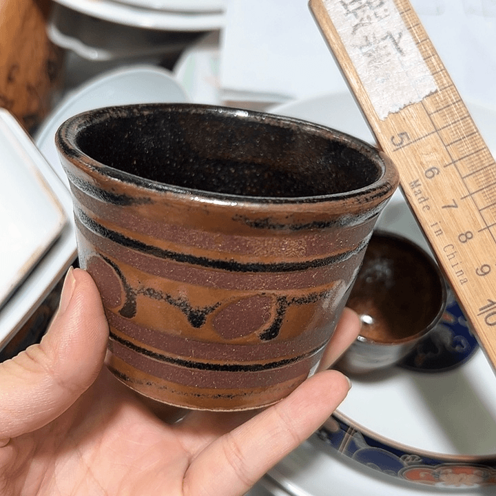 杯中古瓷器默认微瑕