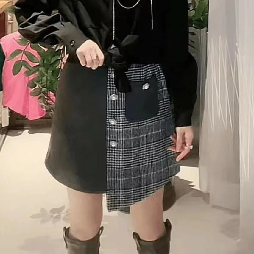 M14E003慕之淇气质显瘦半裙