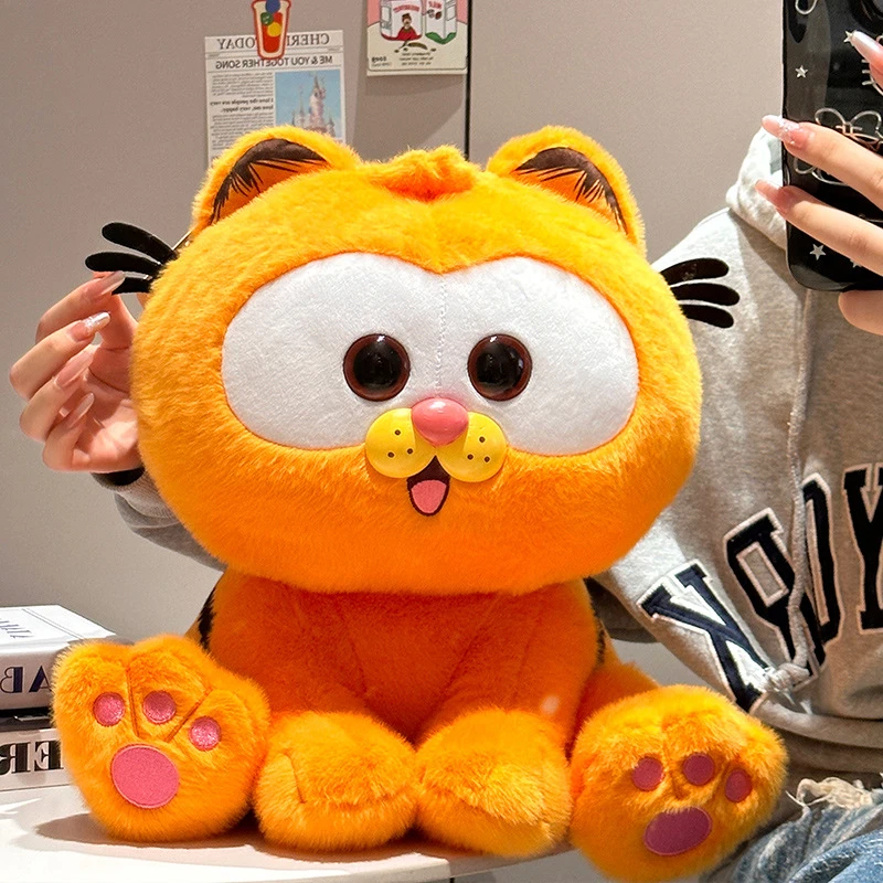 可爱小加菲猫玩偶猫咪公仔毛绒玩具女孩睡觉抱枕娃娃挂件生日礼物