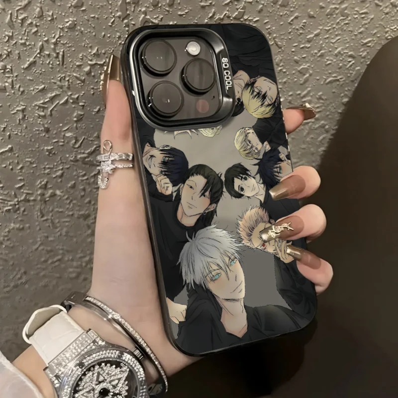 咒术回战适用苹果16华为荣耀vivo/iqoo/oppo小米红米彩银手机壳