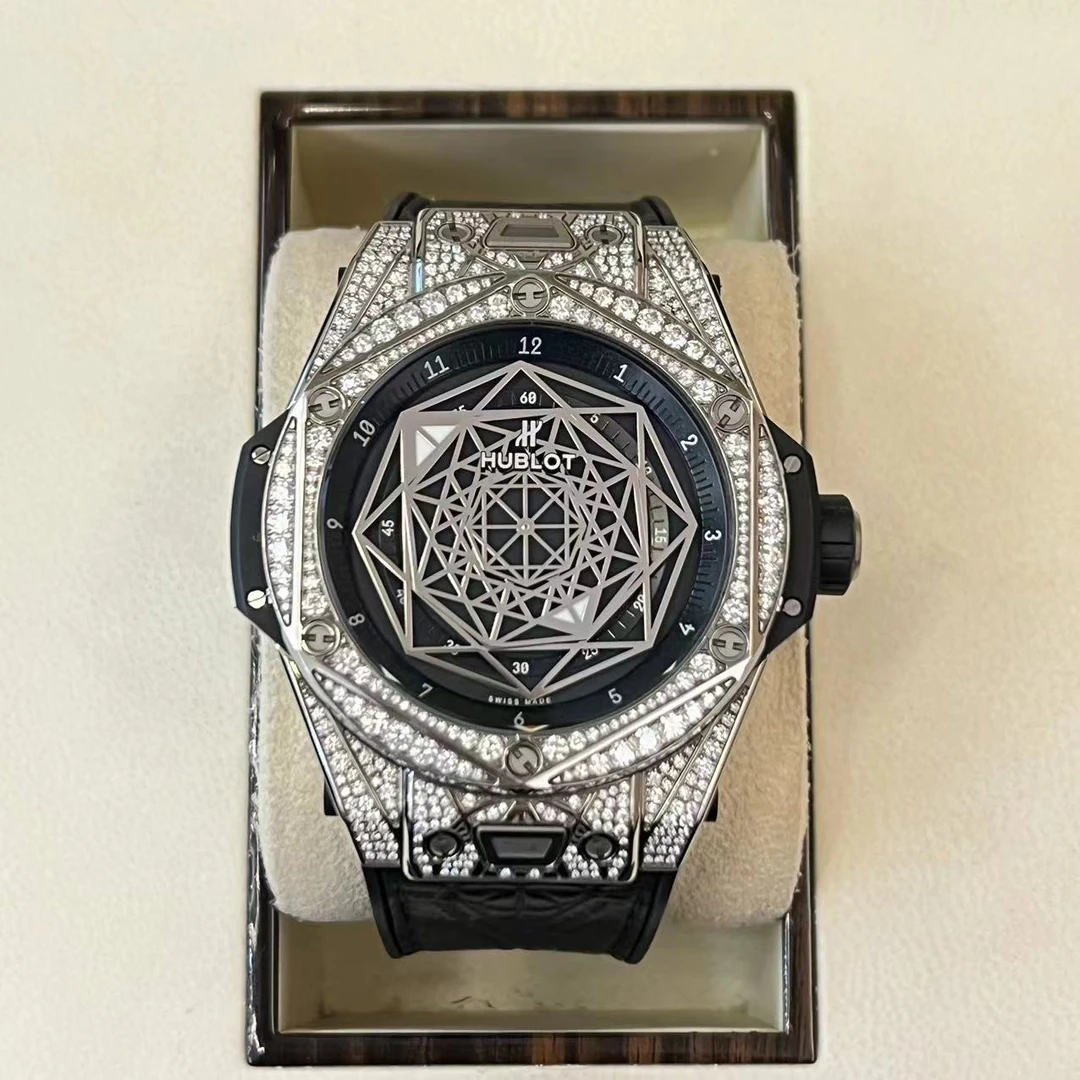95新 Hublot/宇舶表 宇舶/自动机械/45mm/钛金属/总价16.8万/拆单