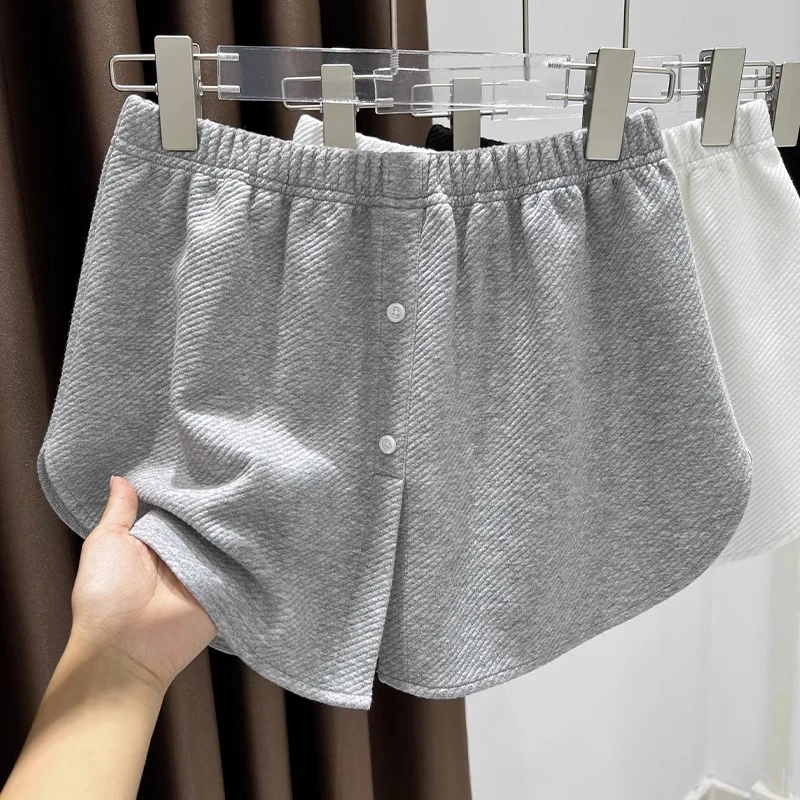 卫衣下摆打底神器秋冬款鲨鱼裤外搭防走光小屁帘高级感显瘦遮臀裙