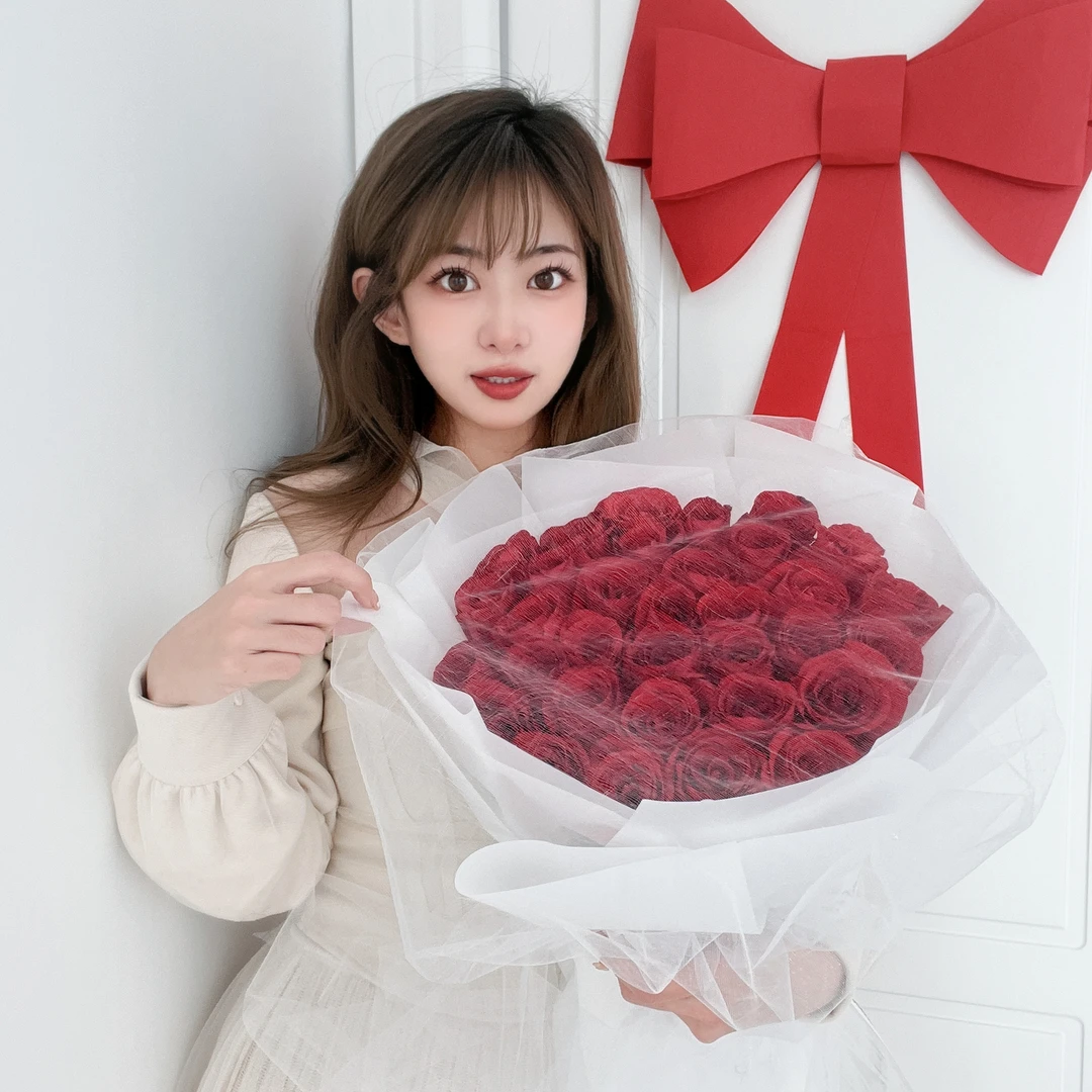 真花鲜花速递同城配送红玫瑰花束北京上海广州深圳成都店送花上门