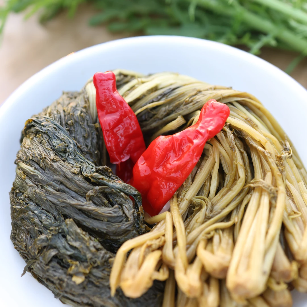 张徽英腌雪里蕻手工小咸菜特产腌菜生包开盖即食都有