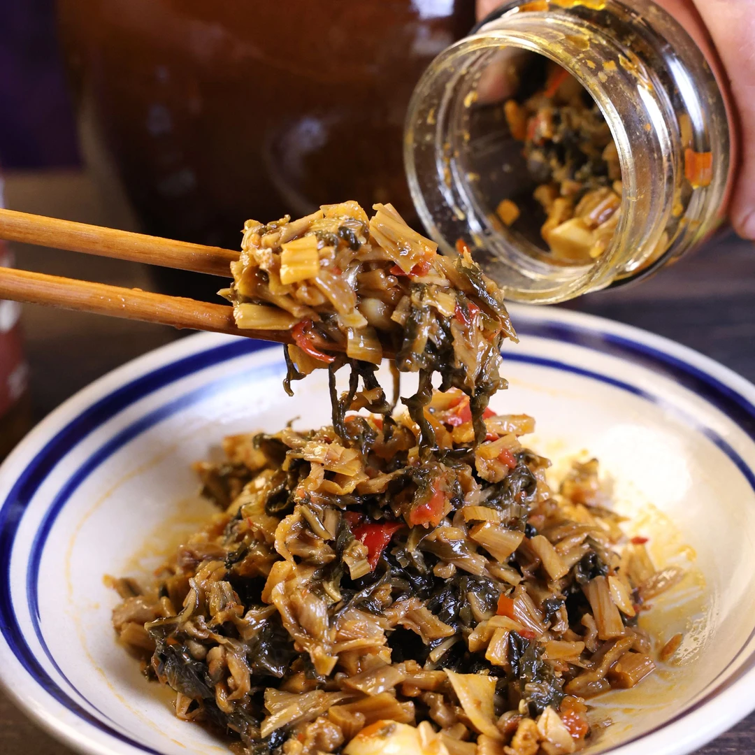 张徽英农家干白菜张徽英300g干菜瓶装老家特产的味道上班族