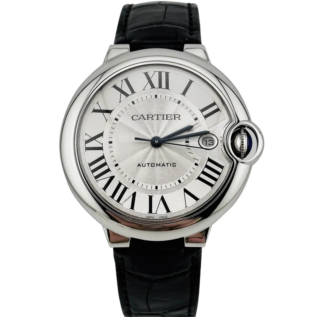 99新 Cartier/卡地亚 蓝气球W69016Z4 42表径男士机械休闲表 19年