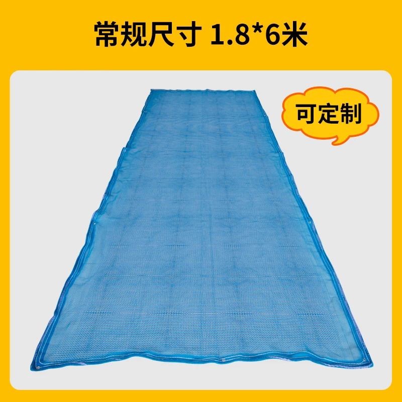 海水蓝建筑安全网防火阻燃密目网工地施工蓝色防护网外架防坠立网