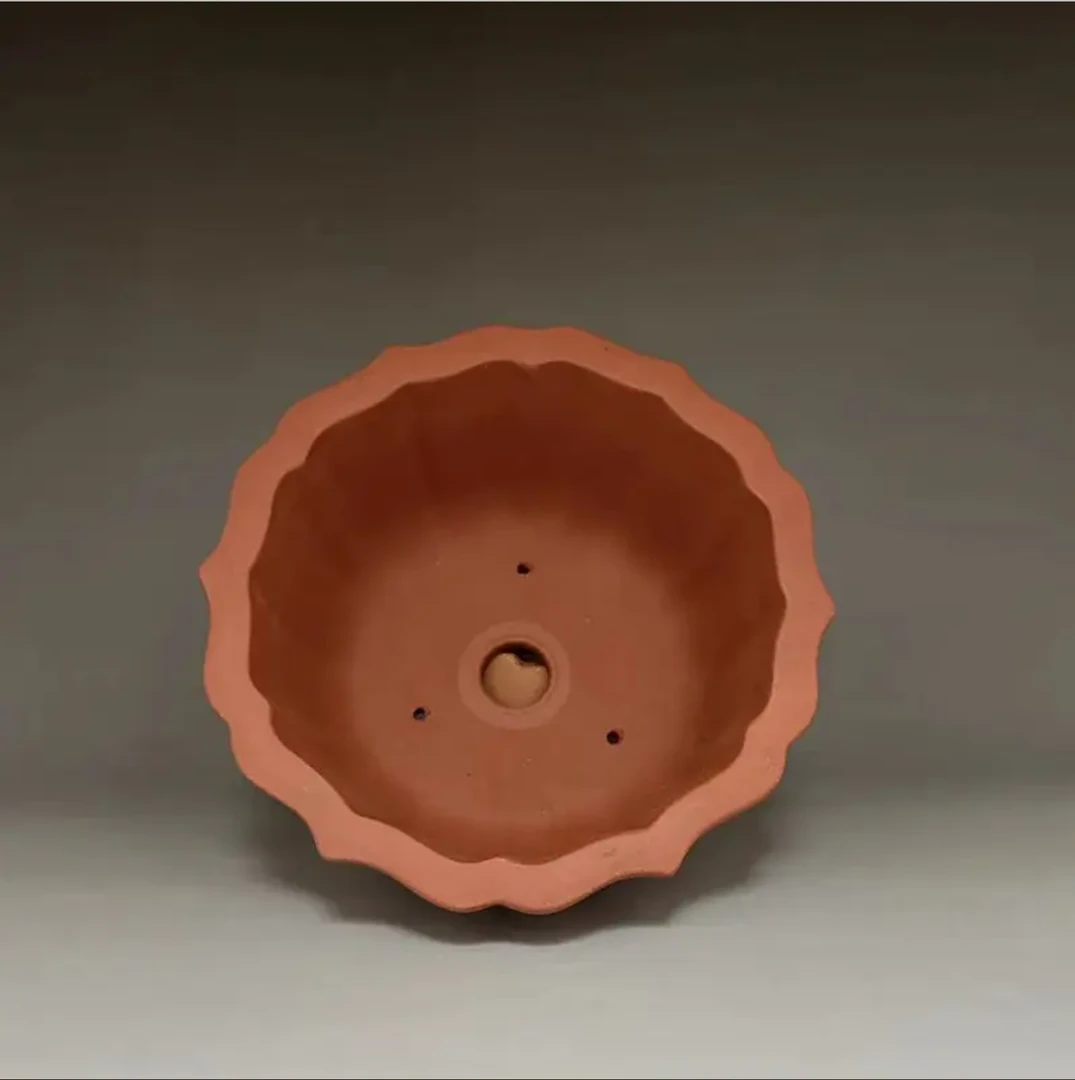 宜兴紫砂厂家直销手工精品大口径莲花紫砂盆景盘透气花盆清仓大号