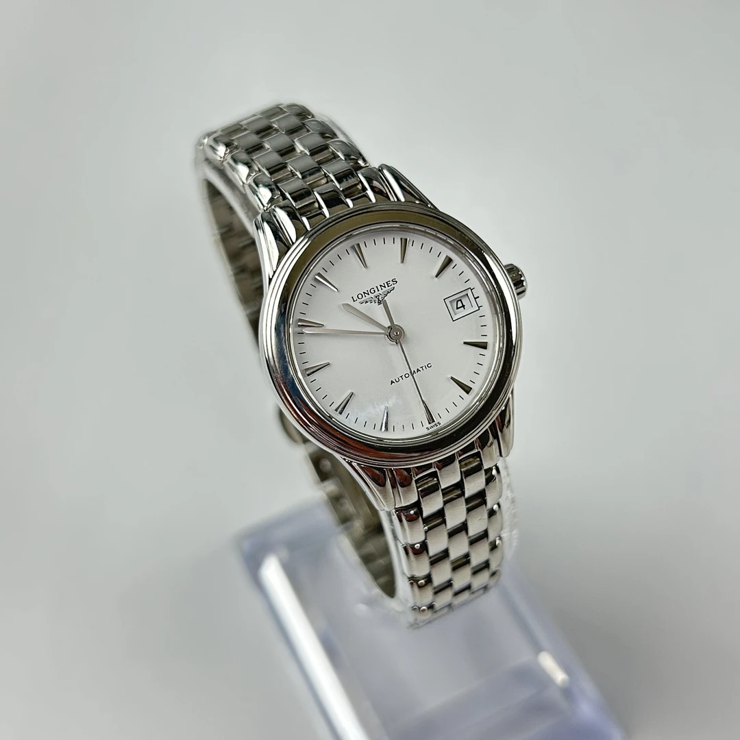 95新 Longines/浪琴 浪琴C/G0290/自动机械瑞士名表/表径26mm气质