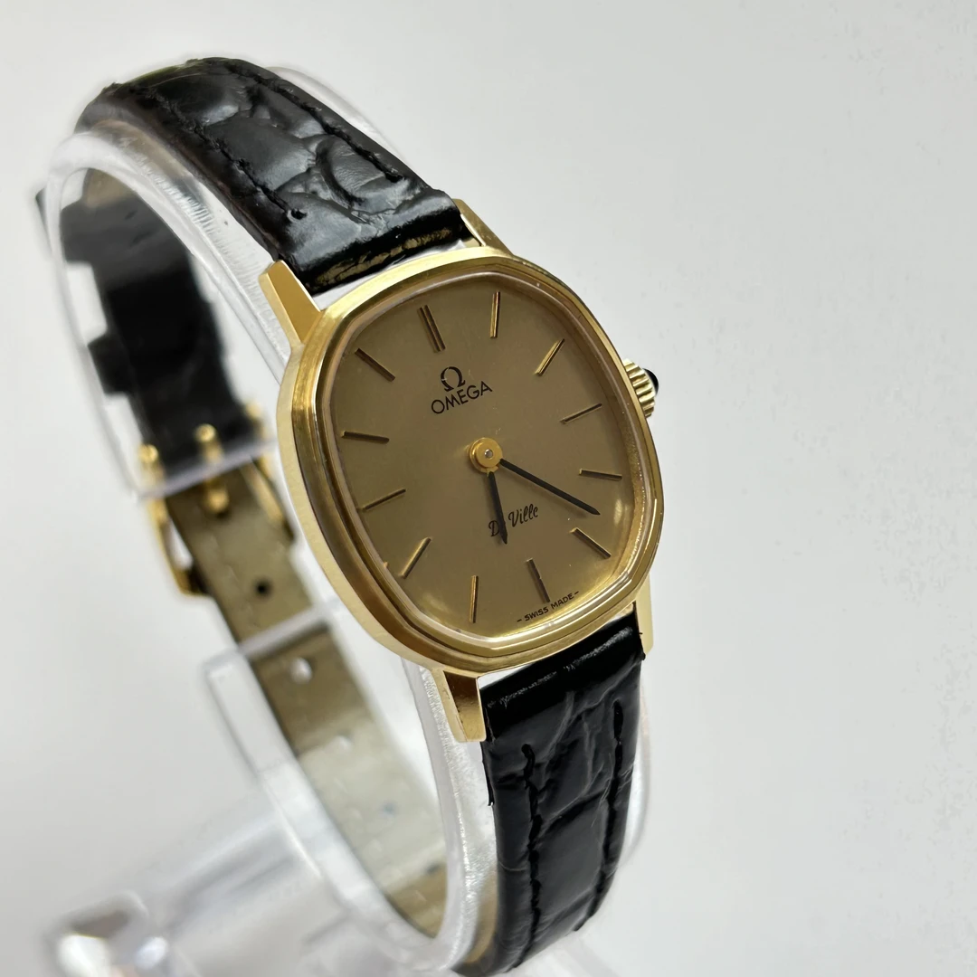 95新 Omega/欧米茄 欧米茄C/LQ1045/手动机械女表/表径21.5mm金色