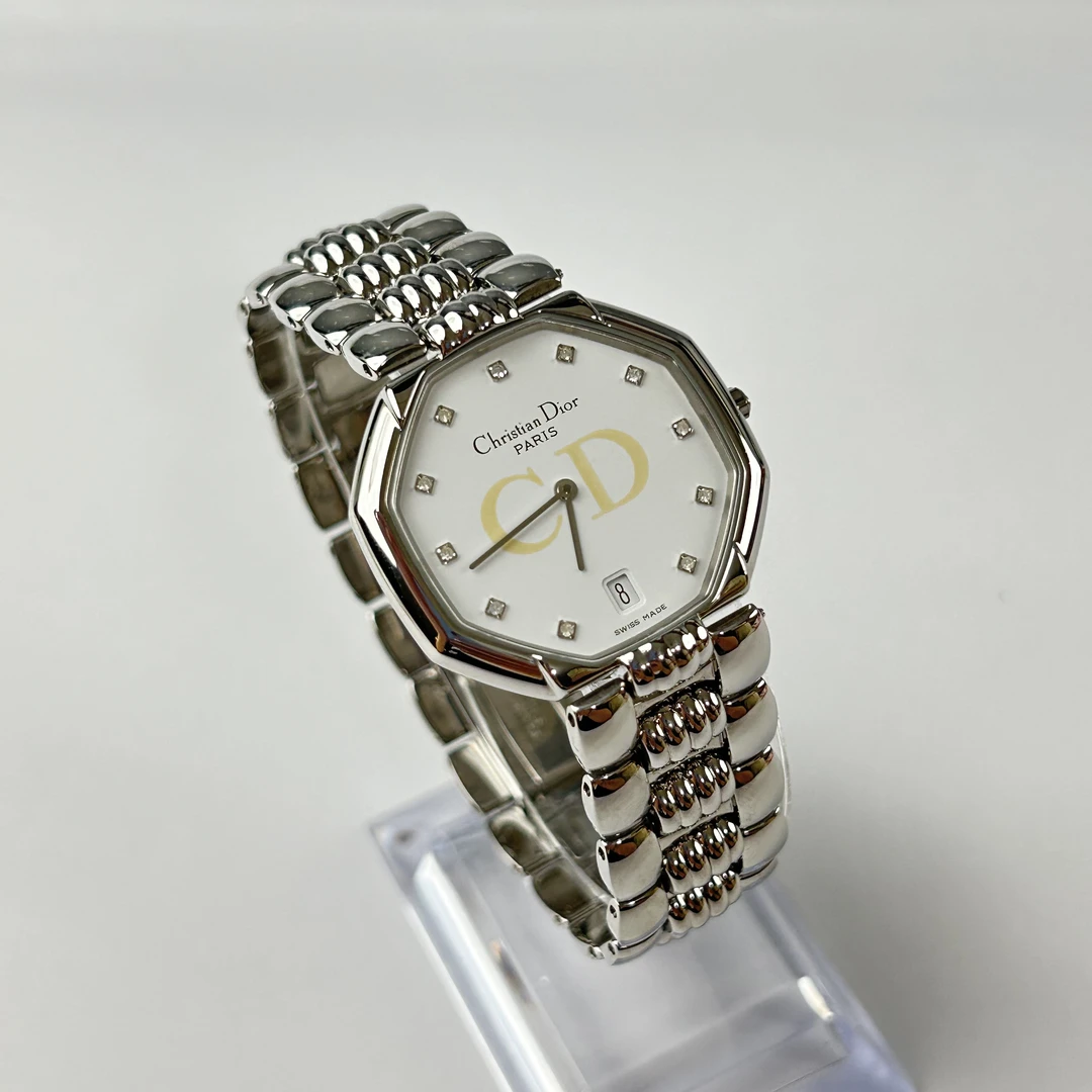 95新 DIOR/迪奥 迪奥C/TQ809/石英时尚腕表/表径32mm气质