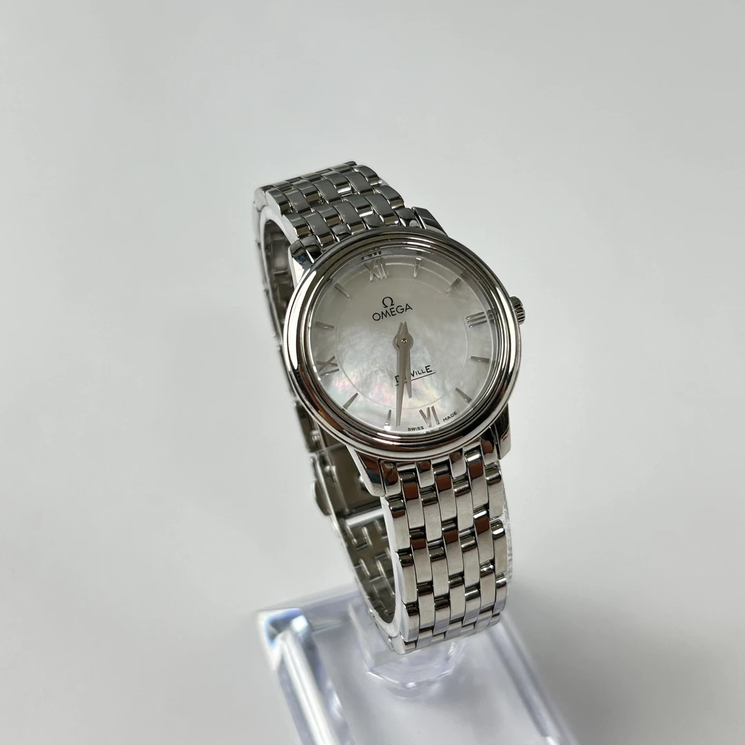 95新 Omega/欧米茄 欧米茄C/G0273/石英瑞士名表/表径27.4mm优雅