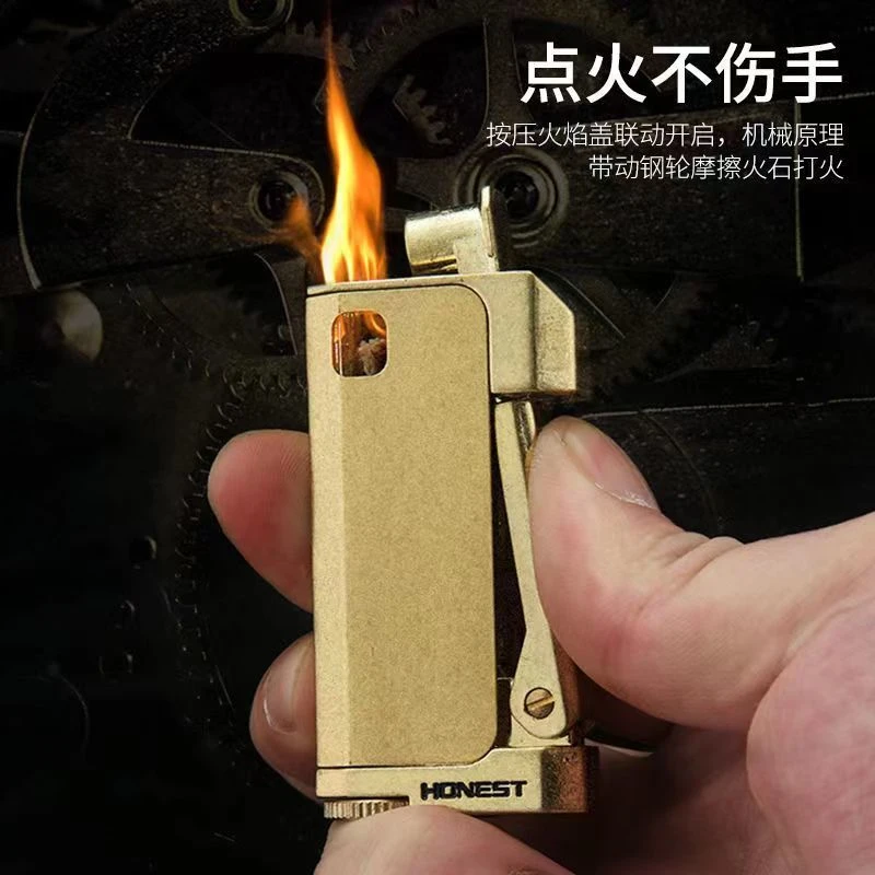 百诚煤油打火机防风个性打火机