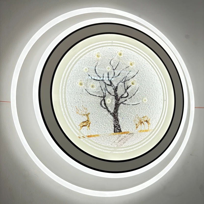 智能语音控制卧室灯吸顶灯新款护眼主卧灯餐厅小客厅书房间灯