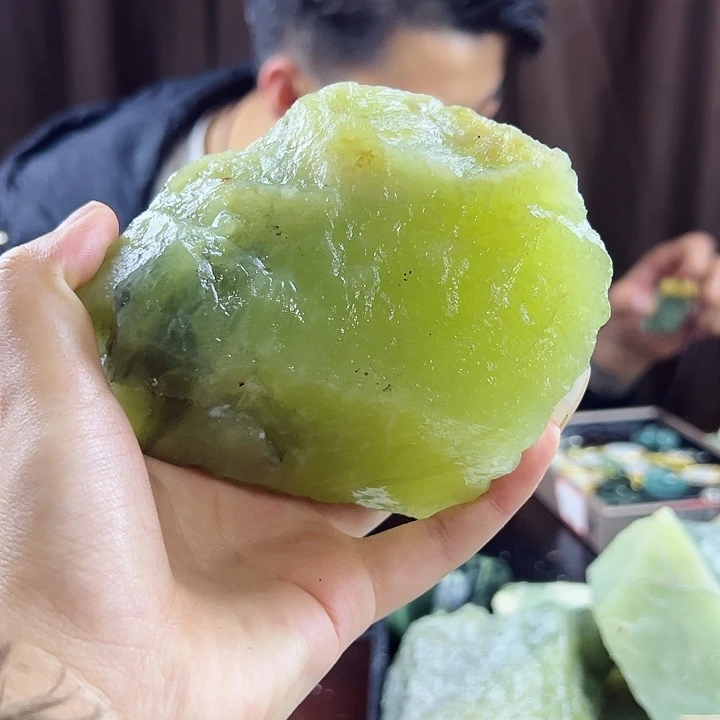 岫玉原石未镶嵌小***么21