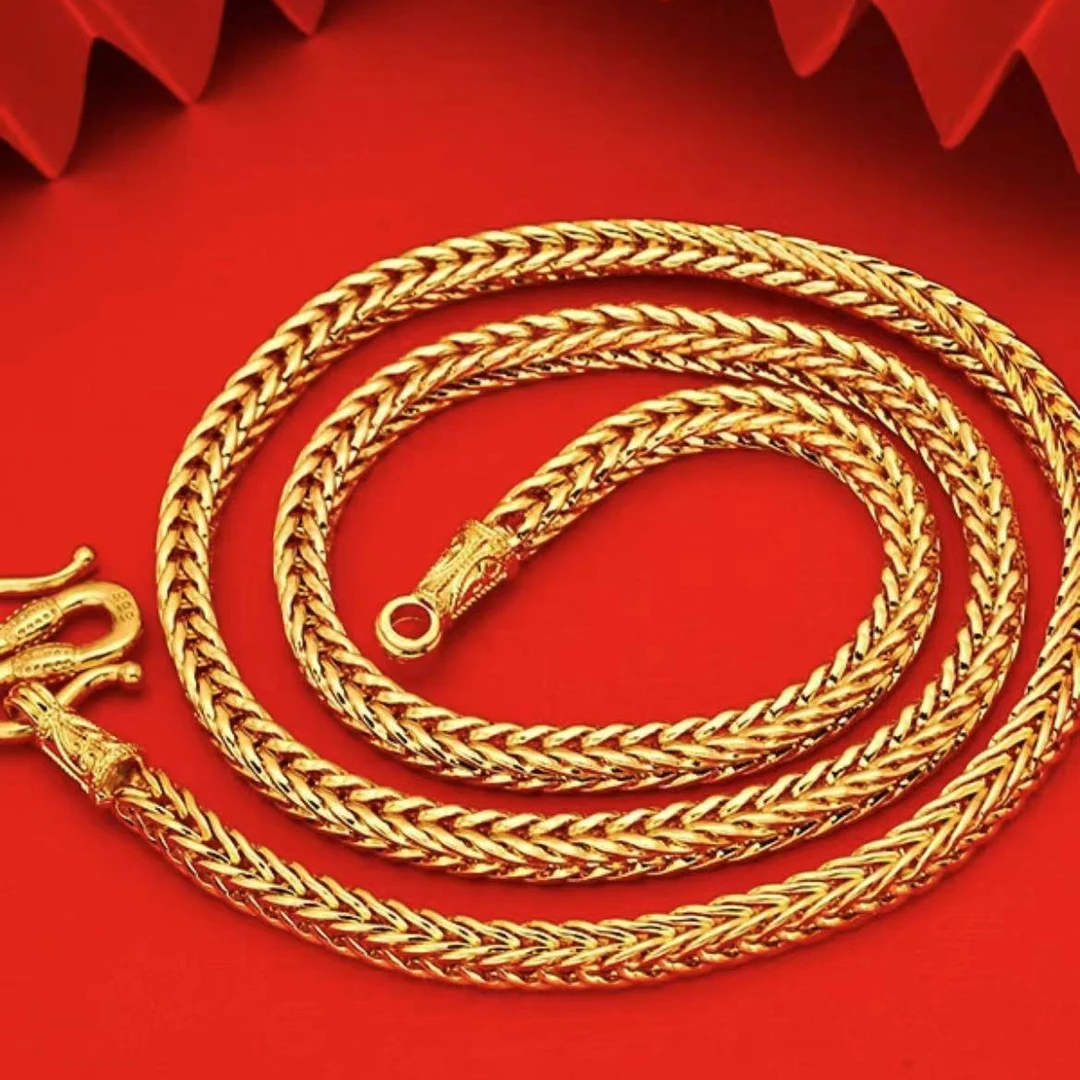 合金项链 2024新款合金项链《蛇骨项链》时尚轻奢百搭大气潮流经典