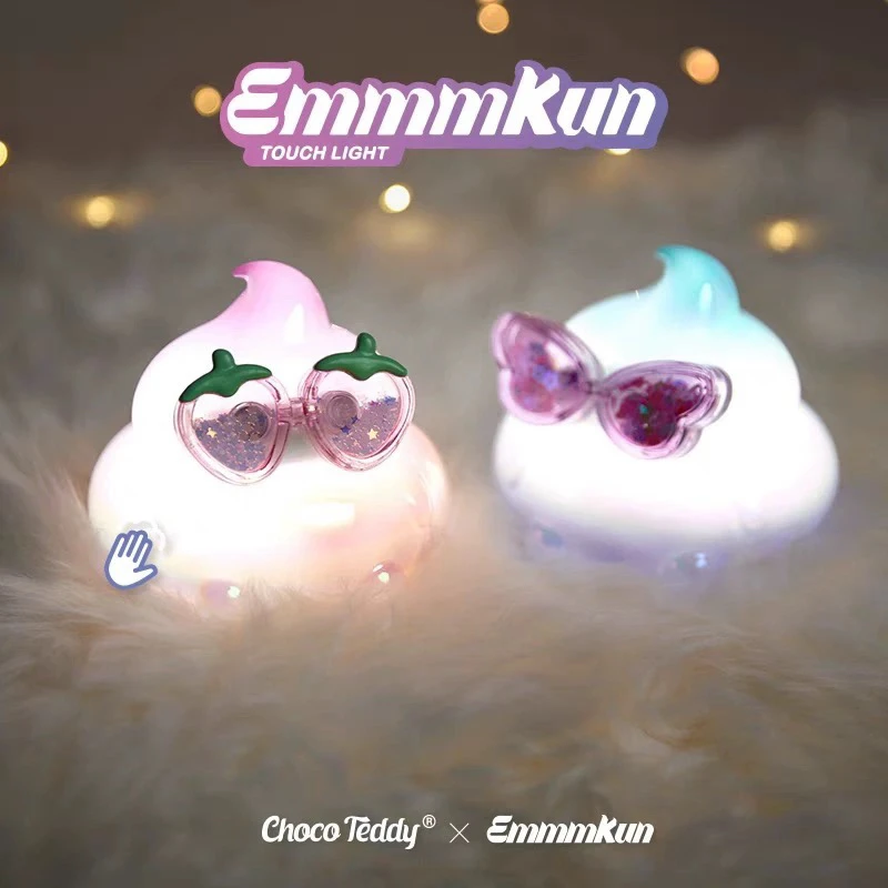 【拆盒】正版Emmm君便便雪宝拍拍灯系列盲盒潮玩创意公仔娃娃手办
