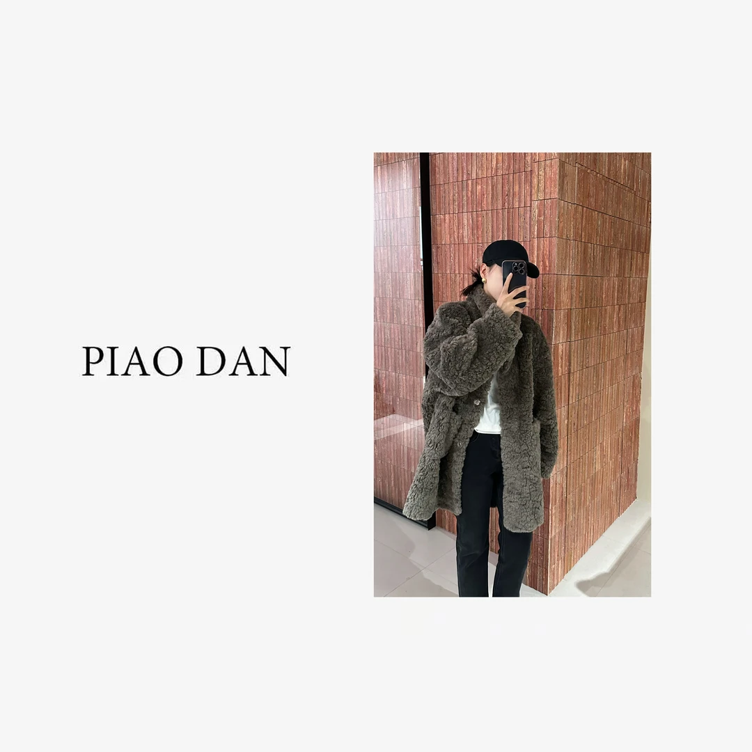 【Pd Essence·】慵懒感“茶褐色”百搭慵懒皮毛外套