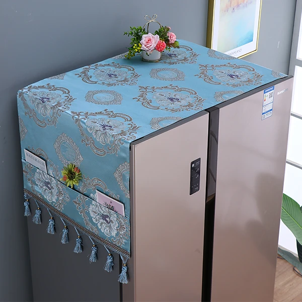 冰箱盖布防尘罩双开门盖巾单开门顶布保护罩防尘布遮盖布网红盖巾