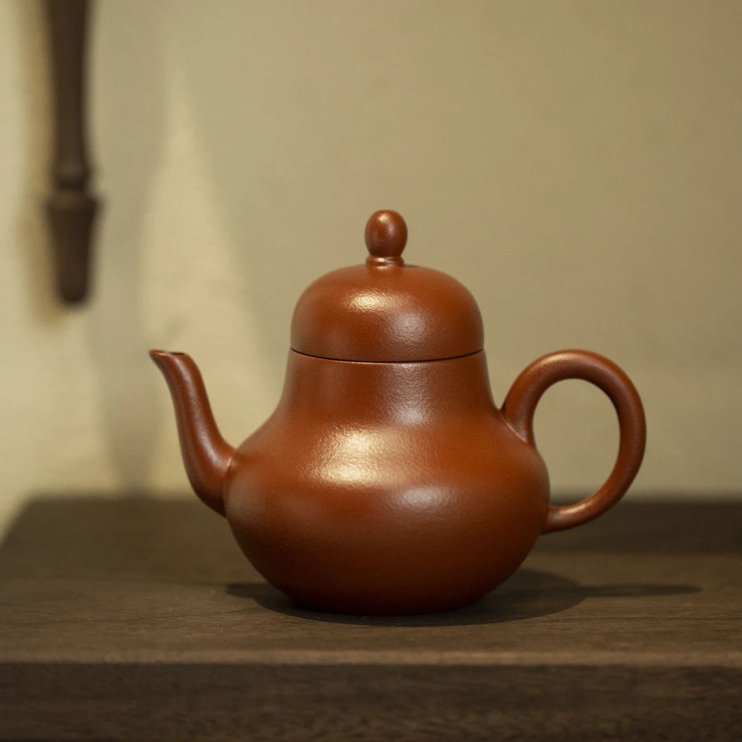 T00521 暮染烟岚-紫砂-思婷壶手工曾建全老师作茶具密合盖茶具