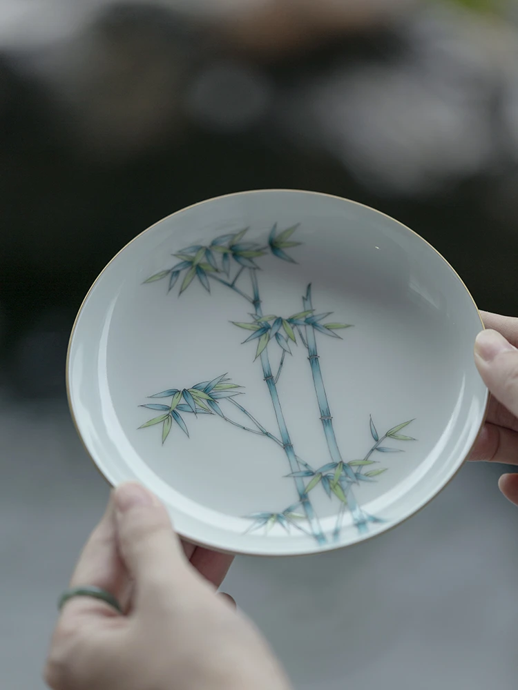 YTJ00261 雅同集-松石绿地竹节壶承