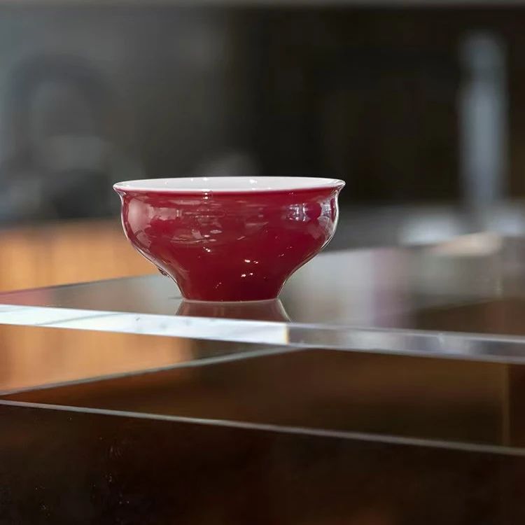 YTJ00348 雅同集-胭脂红品茗杯三周年限定