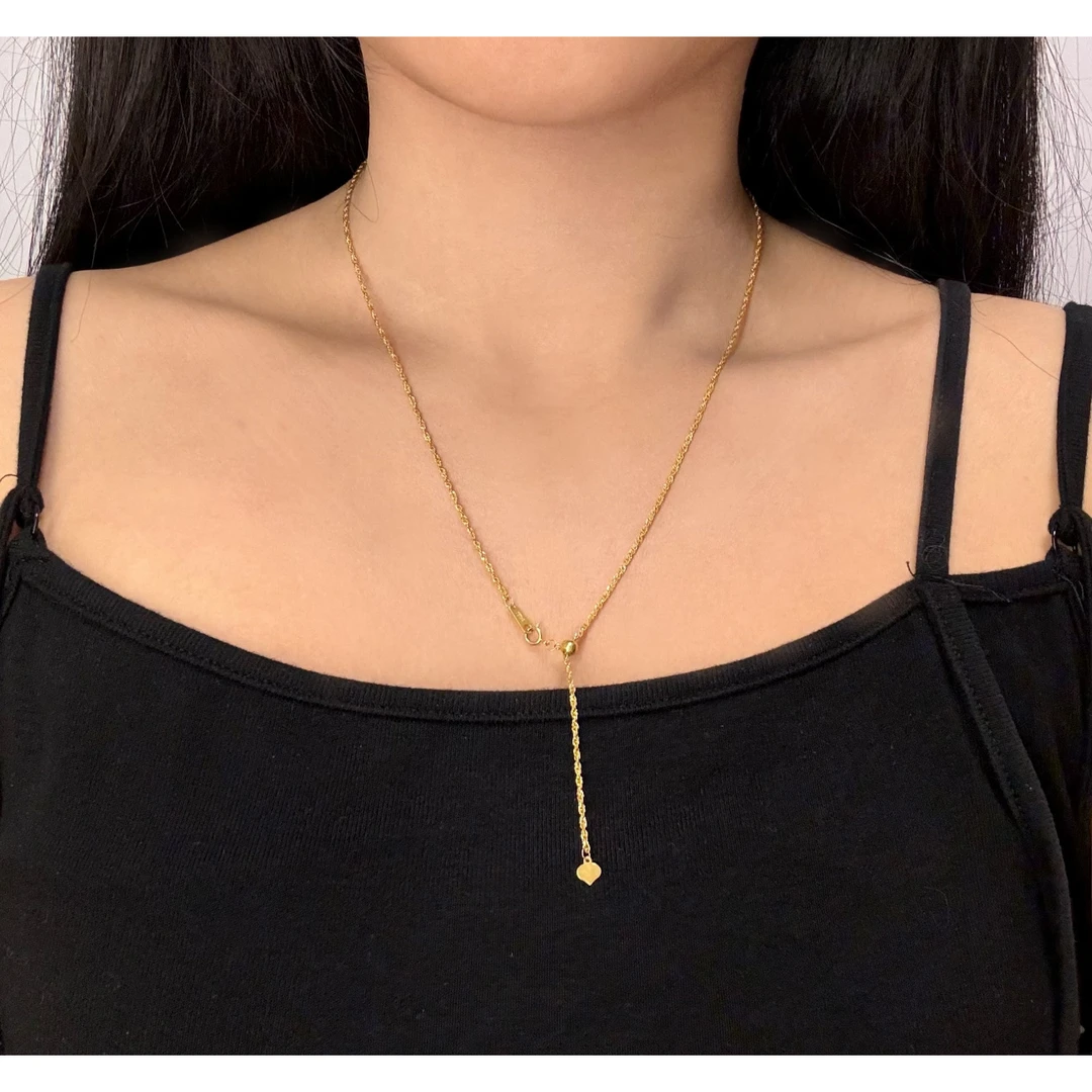 18k金百搭50cm麻花链