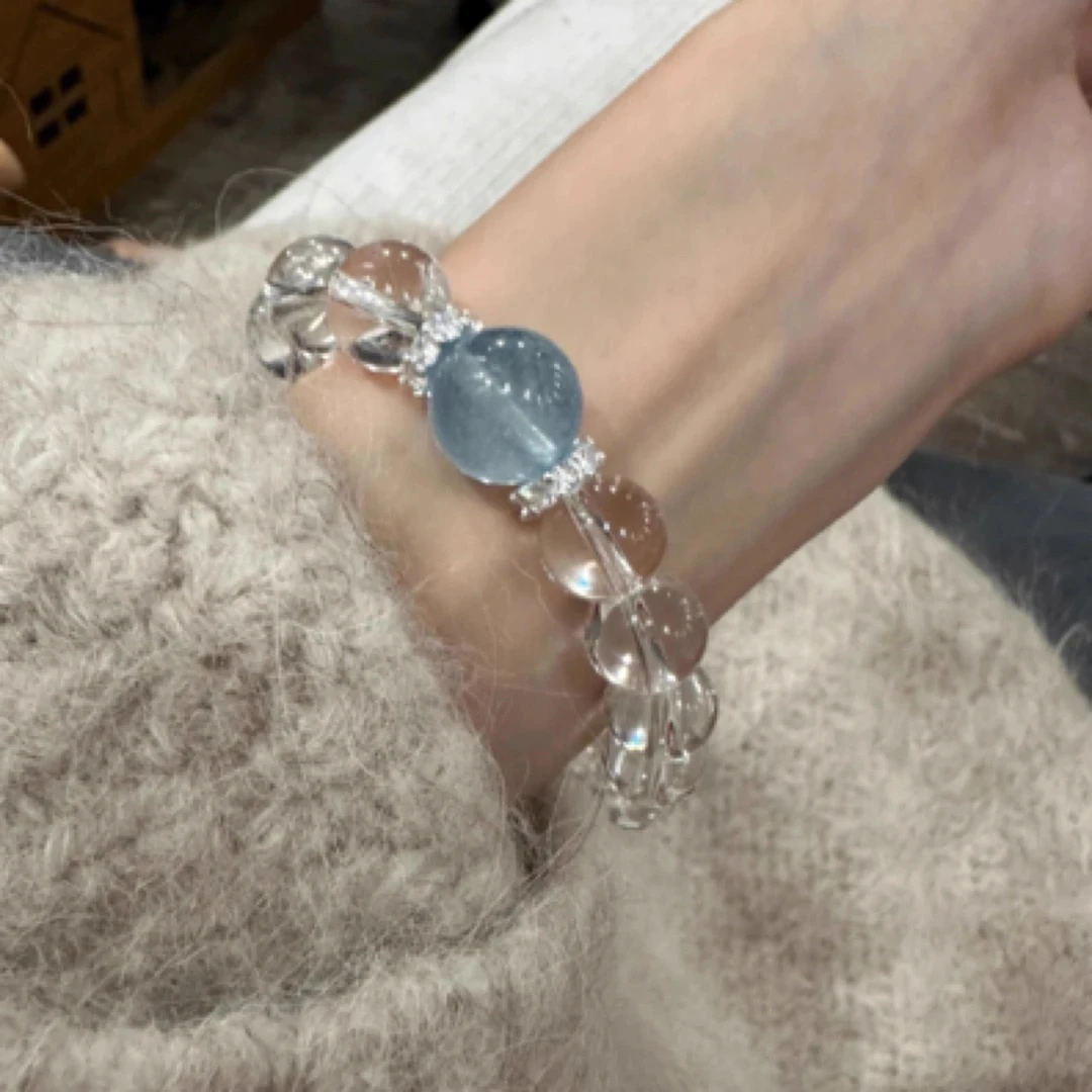 非金属玻璃手链 【学/思考】精美单圈手串 考试 进修