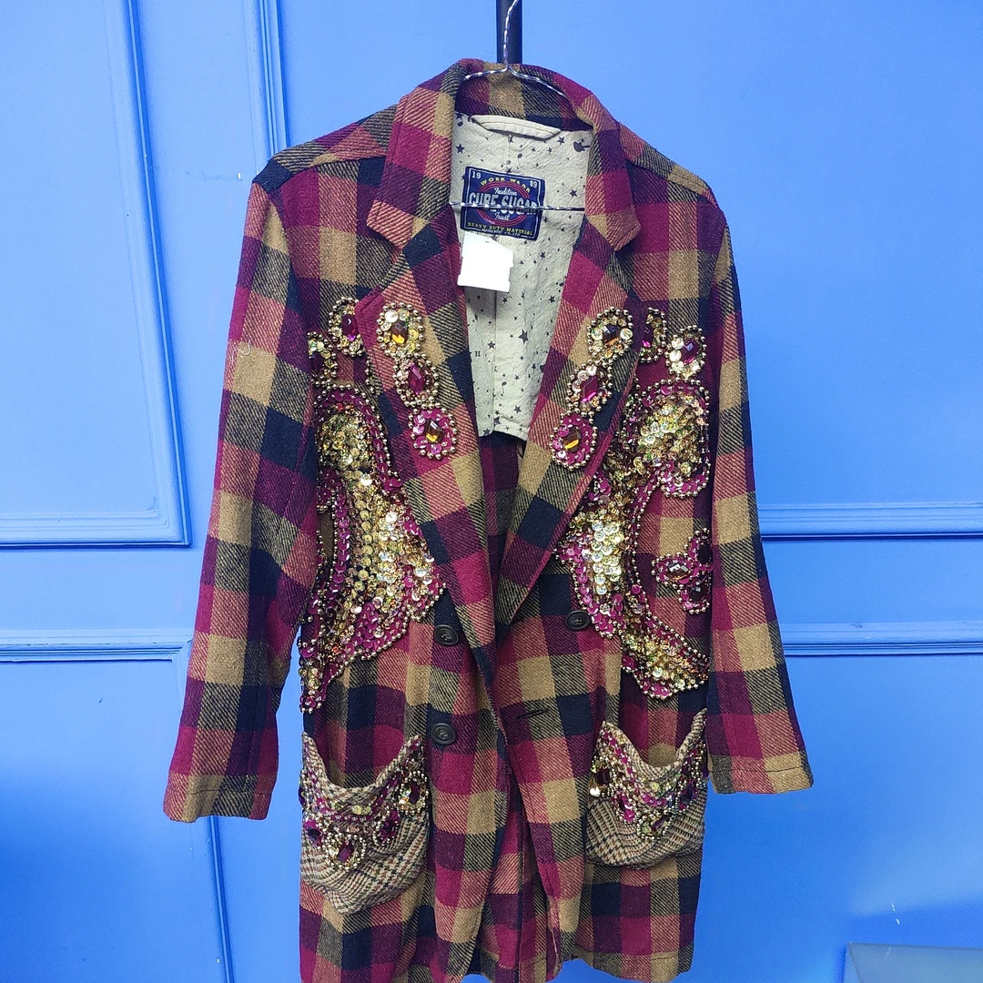 69564婷姐潮牌重工时尚轻奢百搭个性外套