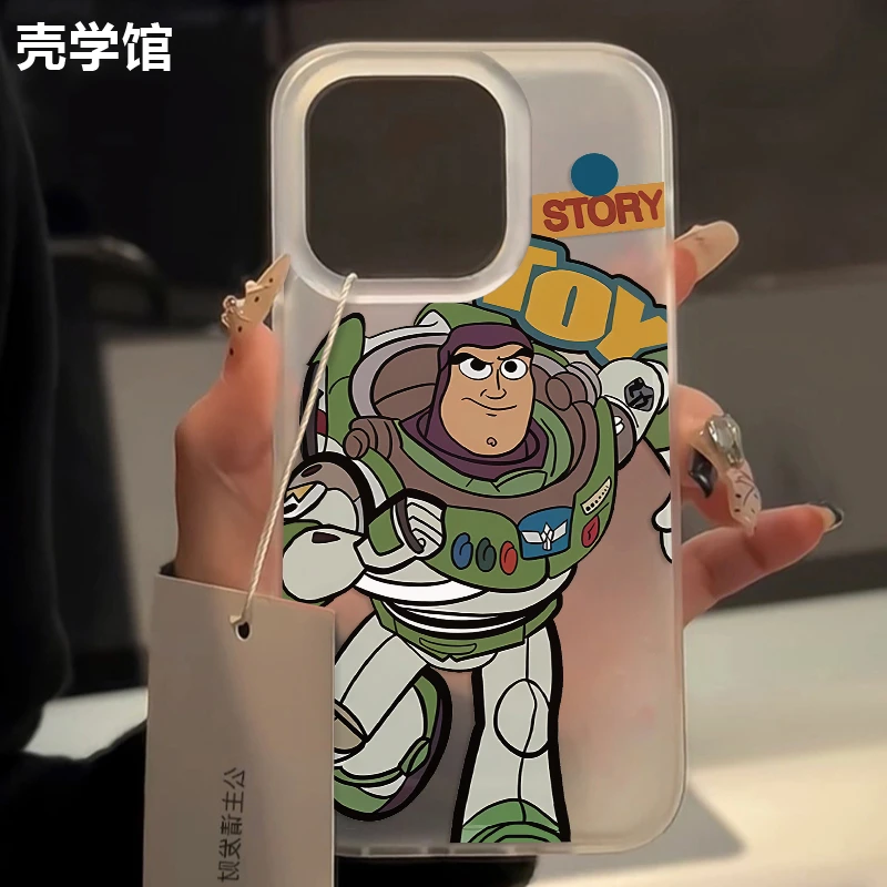 壳学馆奔跑巴斯光年适用苹果15手机壳iPhone14promax大孔13防摔12
