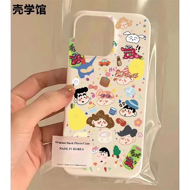 壳学馆小新合集适用苹果15手机壳iPhone14Promax创意13防摔12软11