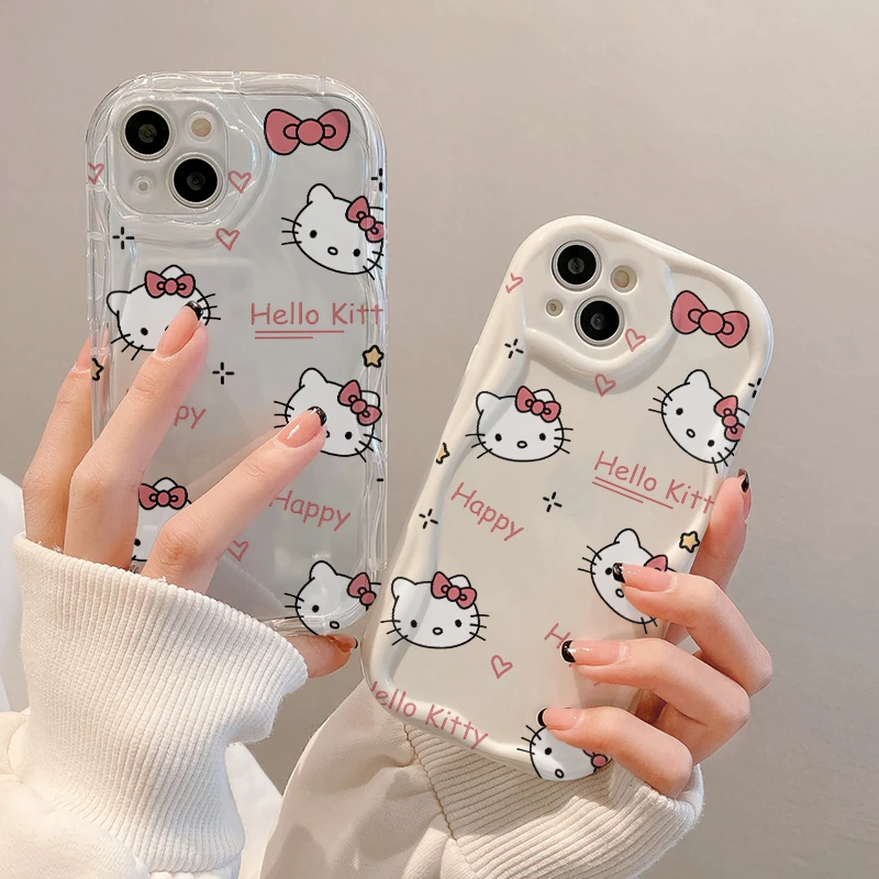 满屏凯蒂猫苹果15Plus手机壳13软iPhone14Pro/6/12防摔xs/xr/8p/7