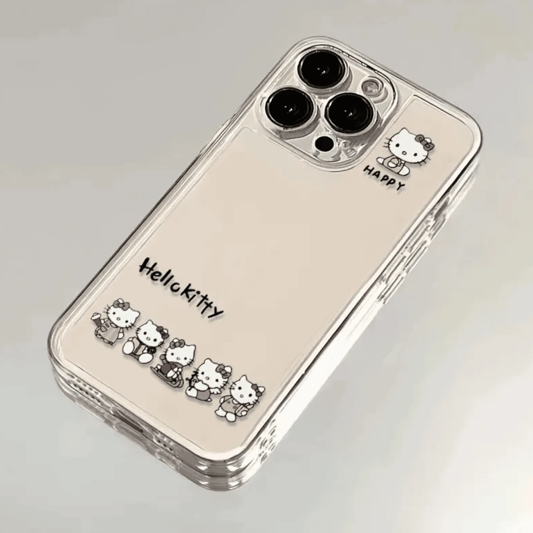 壳学馆hellokitty凯蒂适用苹果15手机壳iPhone14promax透明13软12