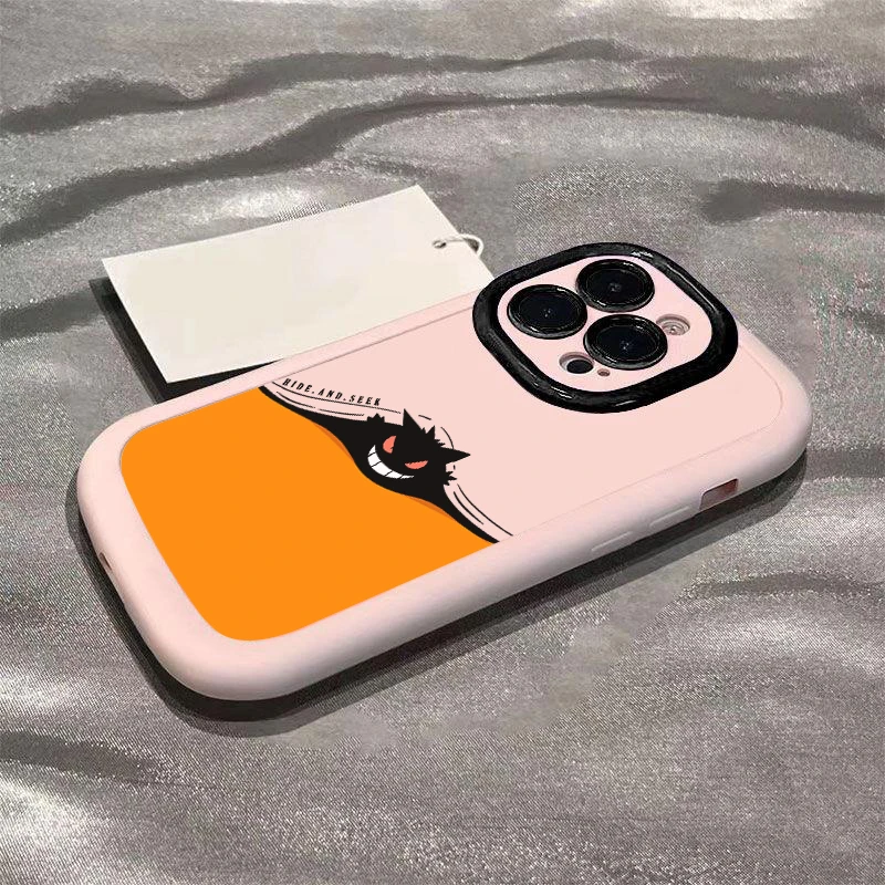 躲藏耿鬼苹果15promax手机壳14iphone12/13新款11x软壳7/8p卡通6s